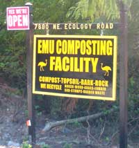Emu composting facility