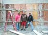 The proud workers with JB Concrete Construction